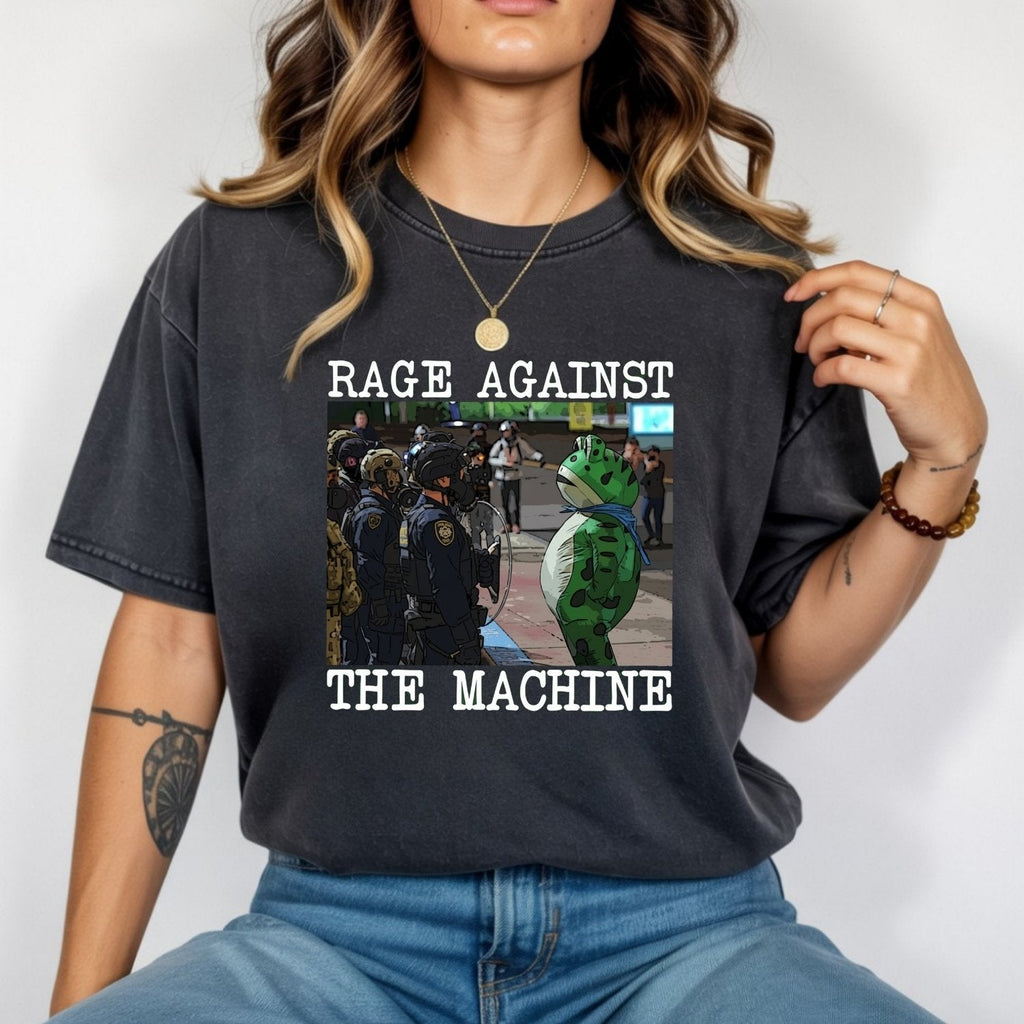 Portland Frog Protest Shirt – Vintage Activist-Inspired product image 10