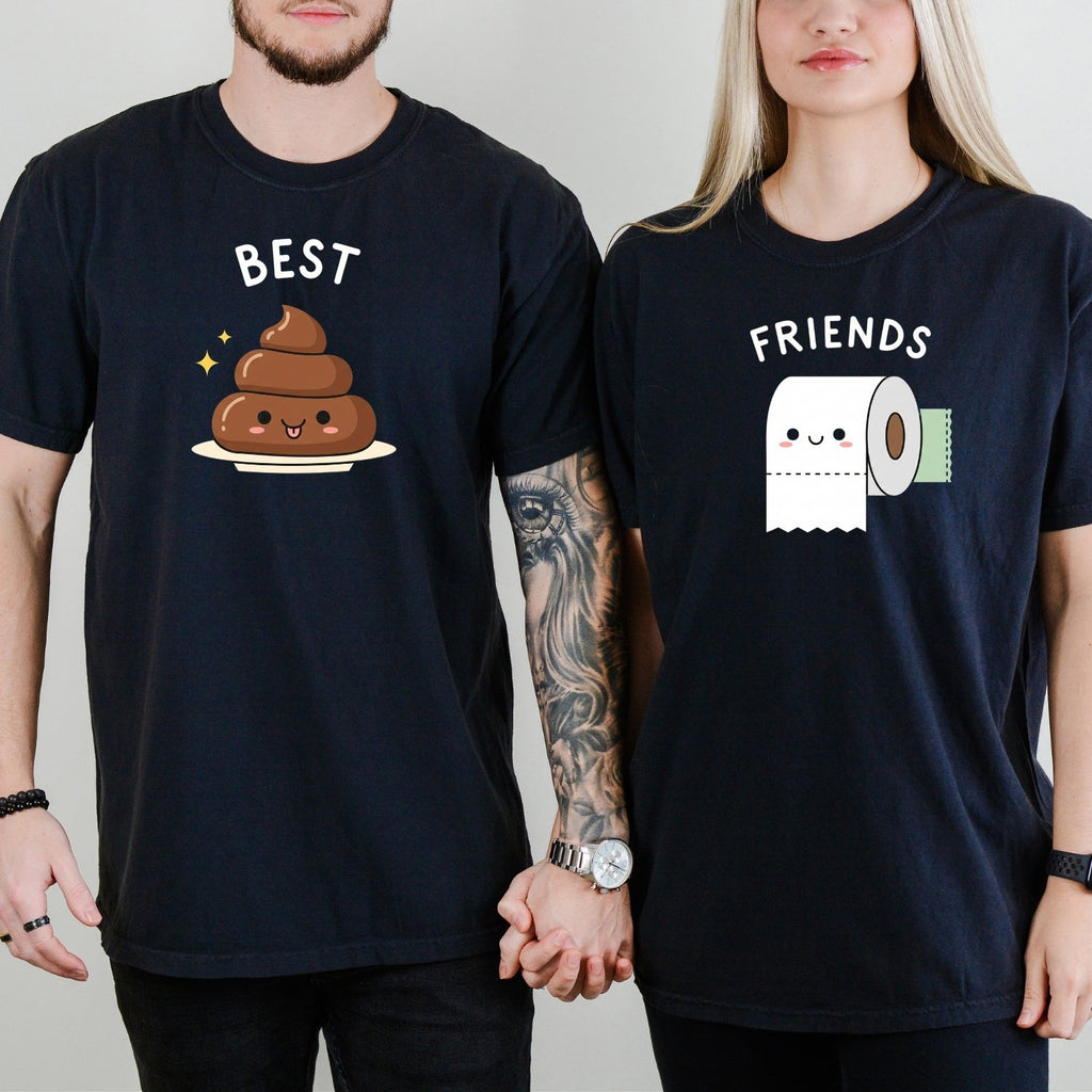 Best Friends Girl Poop Letter Matching T-Shirts For Besties product image 11