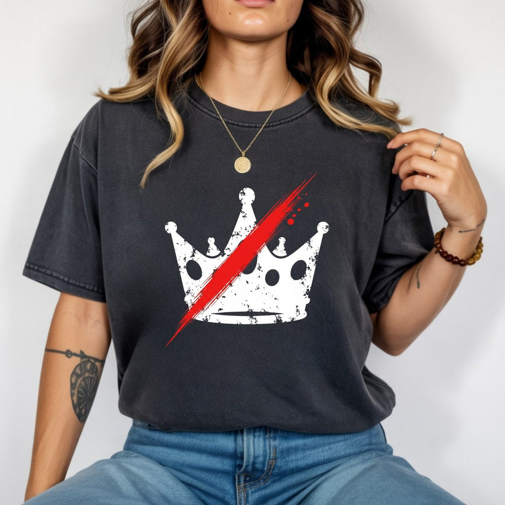 No Kings in America T-Shirt – Crown Graphic Tee Freedom product image 12