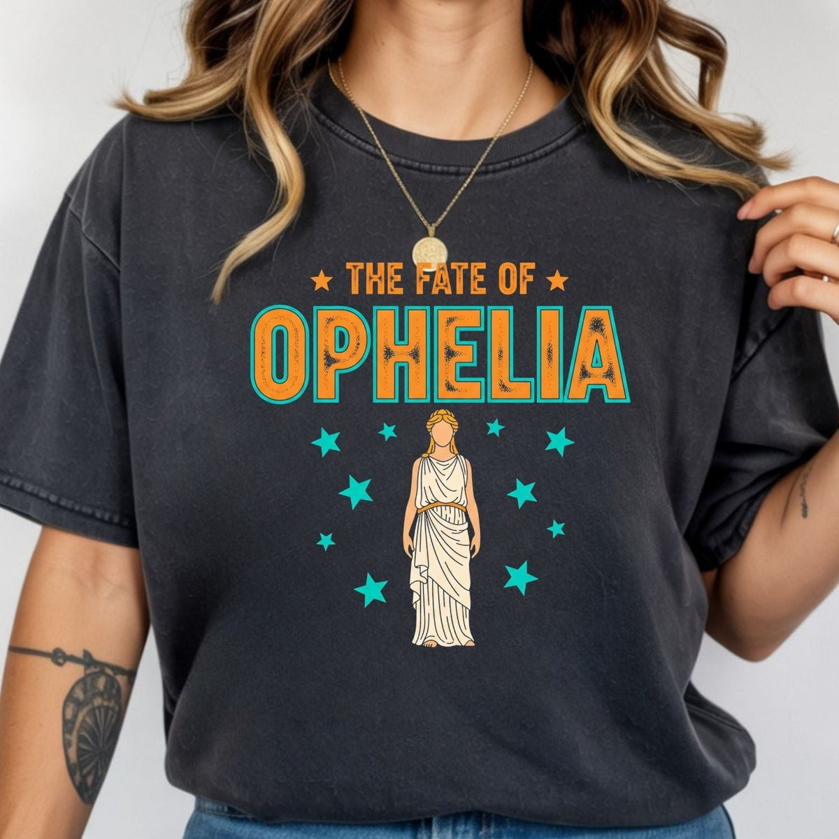 The Life of Ophelia Shirt - Fate of Tee - Vintage Literary product image 5