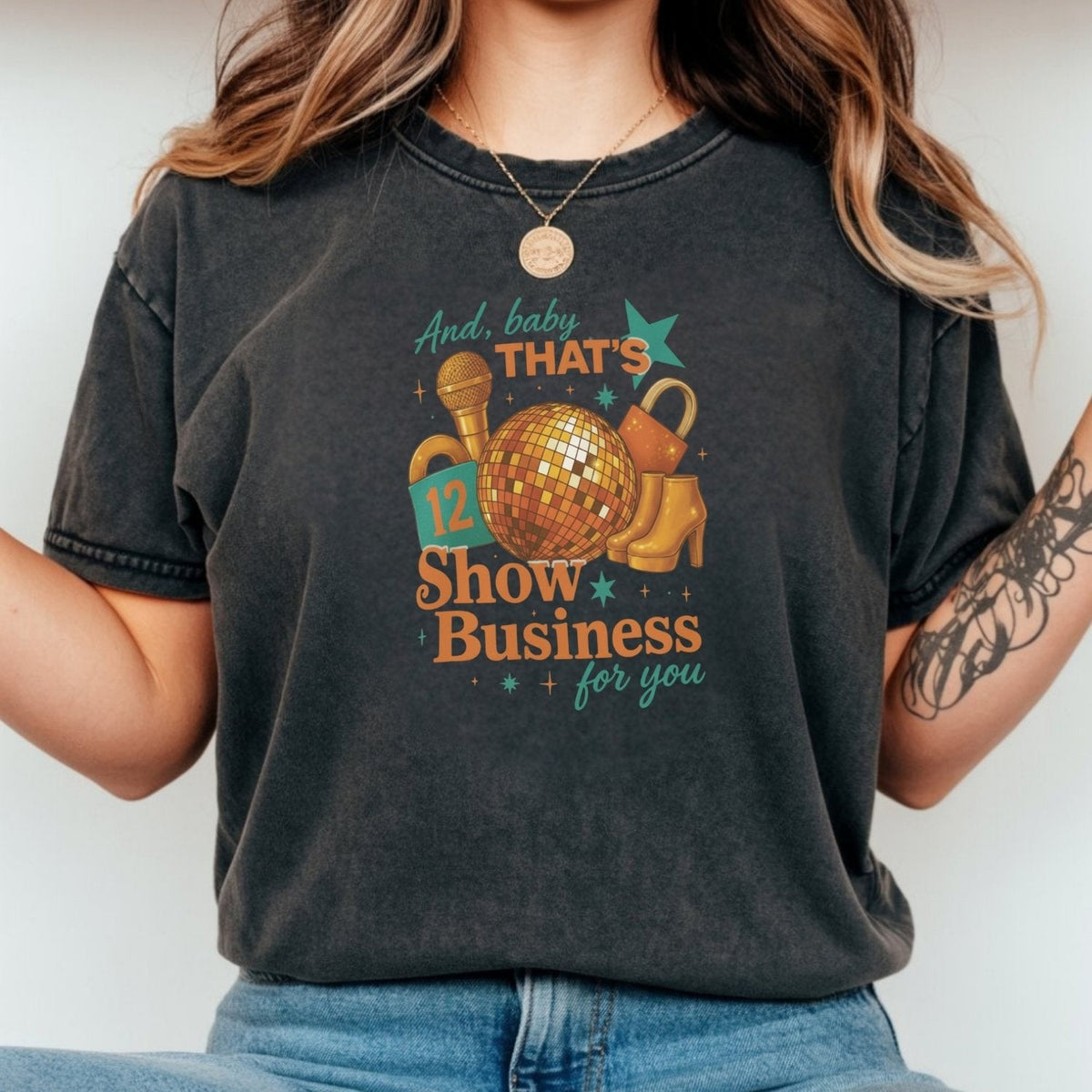 Showgirl Life T-Shirt – Vintage Show Business Graphic Tee product image 7