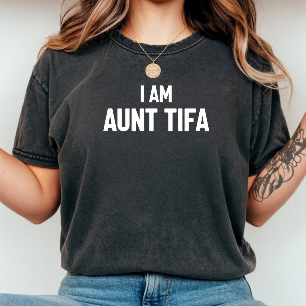 Funny Aunt Tifa Shirt – Humorous Meme Graphic Tee for Aunts product image 5