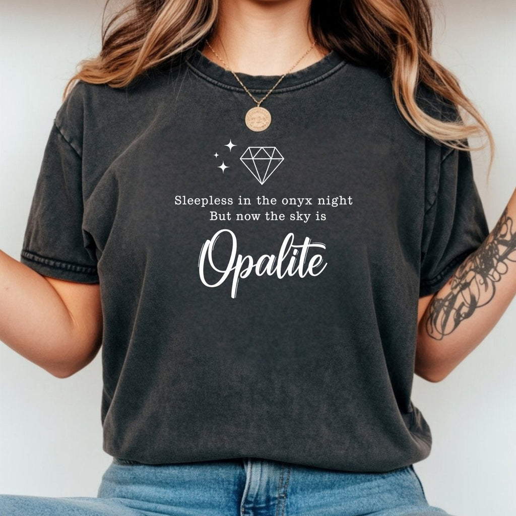 Opalite Sky Shirt – Sleepless in the Onyx Night Poetic product image 1