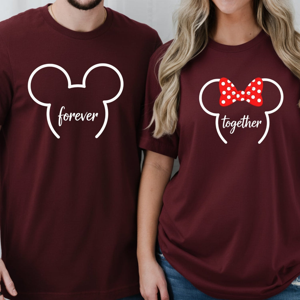 Togther Forever Matching T-Shirts For Couples product image 11