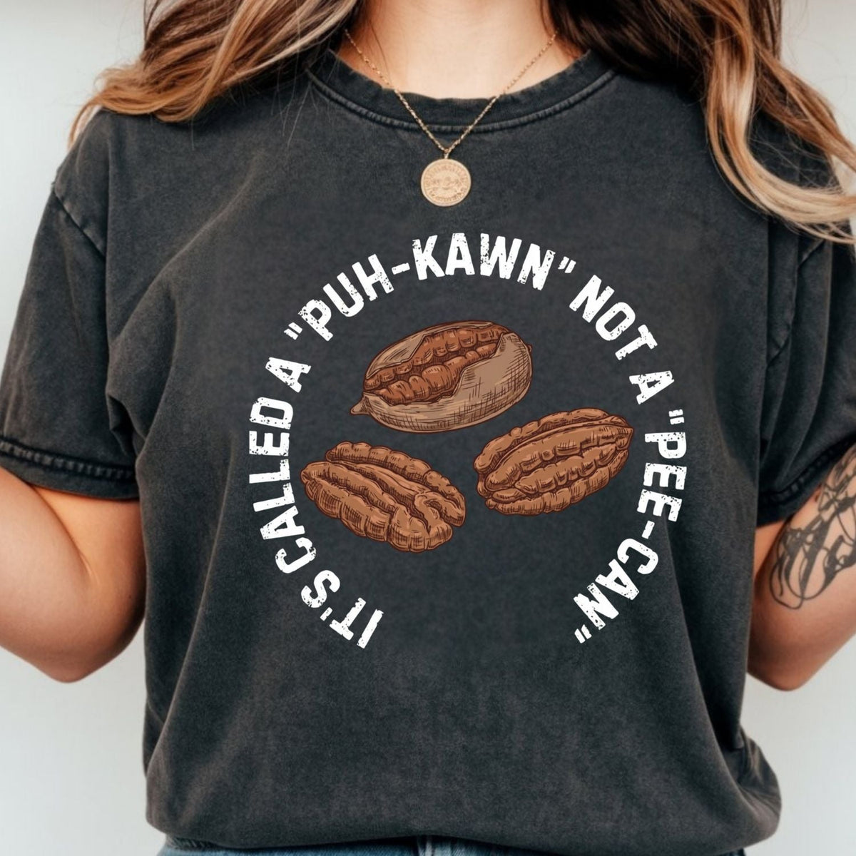 Puh-Kawn Not Pee-Can Shirt - Funny Pecan Pun T-Shirt product image 10