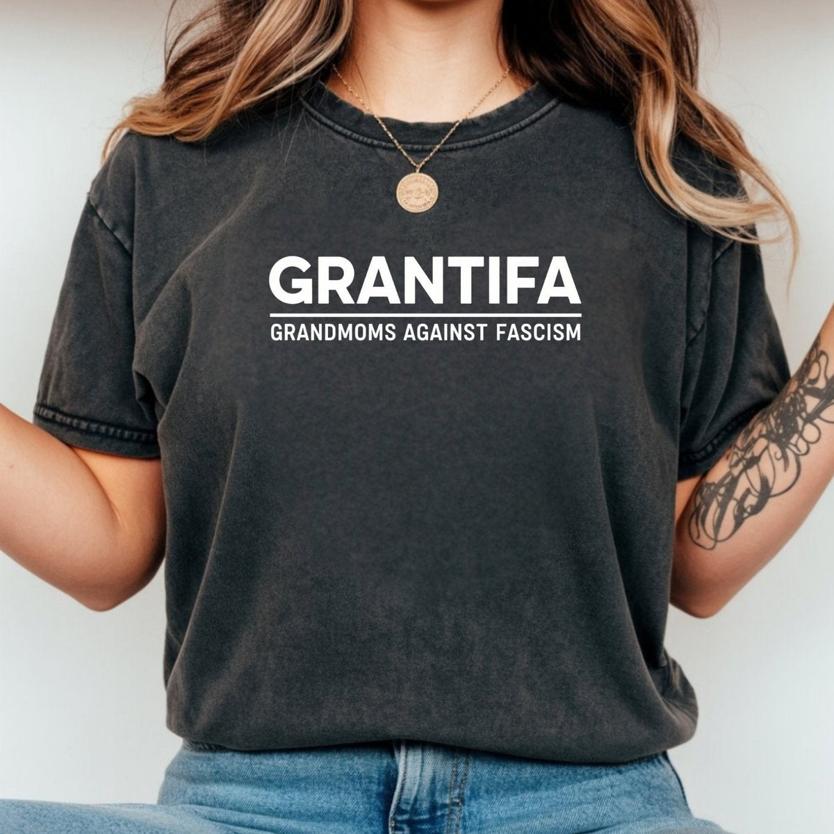 Grandma Power Shirt – Grantifa Funny Meme Graphic Tee product image 4
