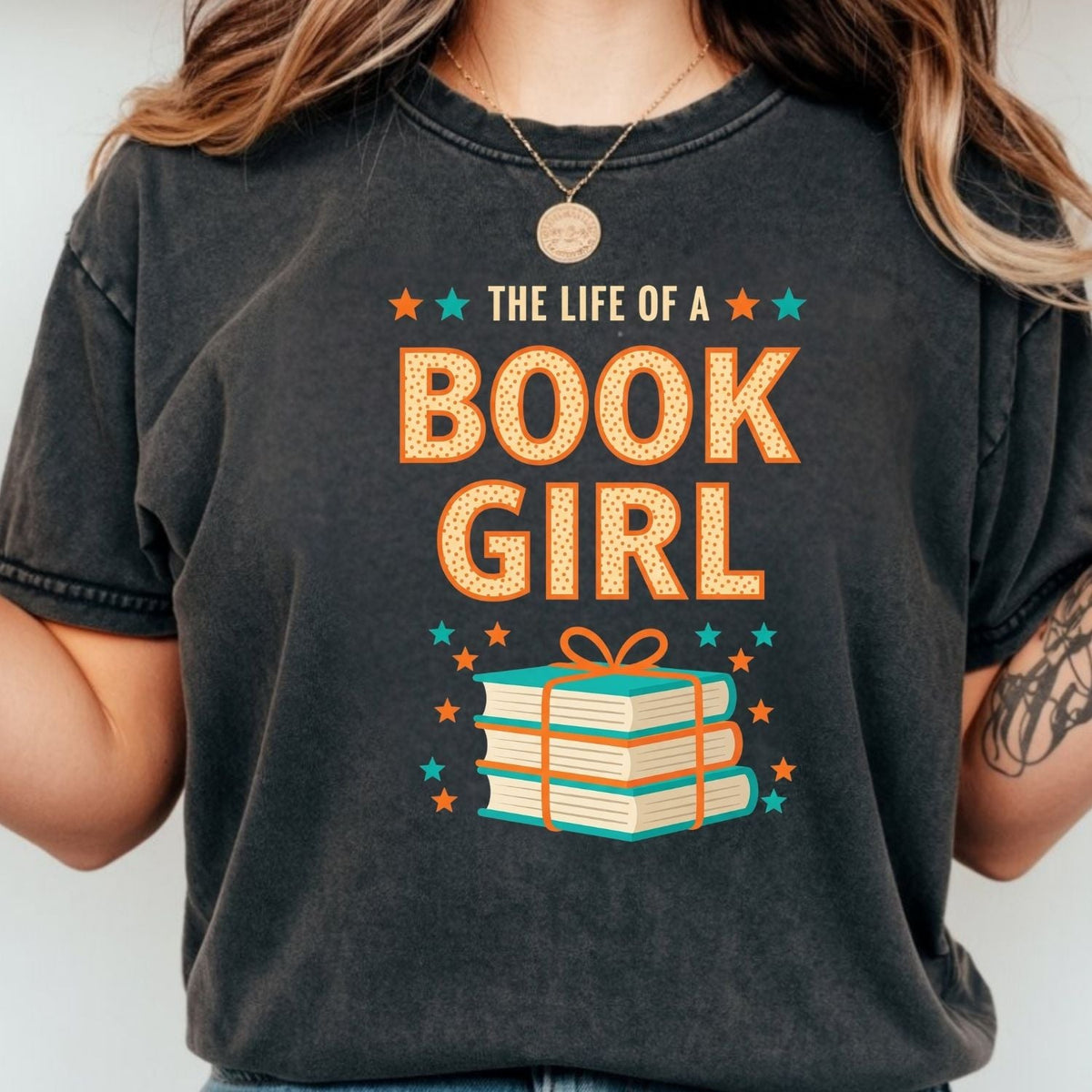 Book Girl Shirt - The Life of a Lover Tee - Showgirl product image 4