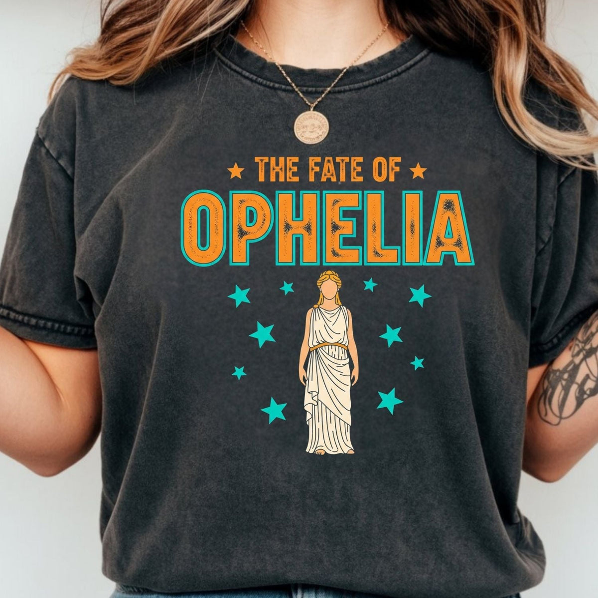 The Life of Ophelia Shirt - Fate of Tee - Vintage Literary product image 6