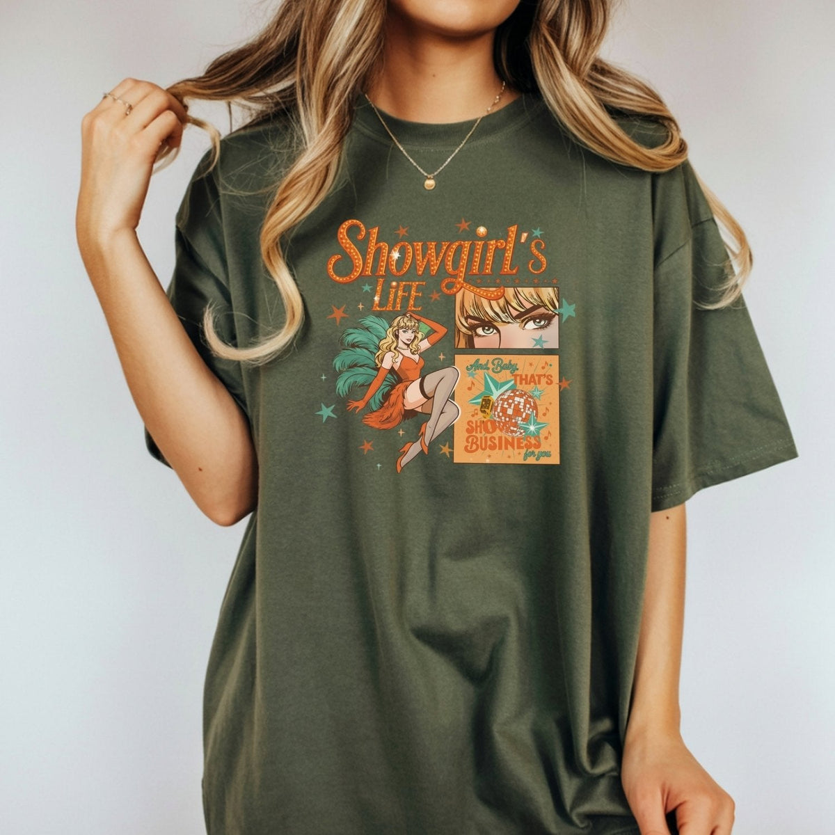 Showgirl Life Era T-Shirt – Vintage Aesthetic Graphic Tee product image 6