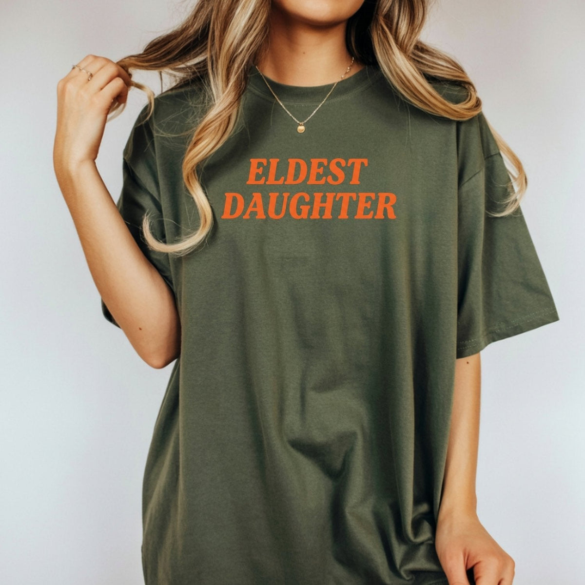 Retro Eldest Daughter Tee – Funny Aesthetic Graphic Shirt product image 12