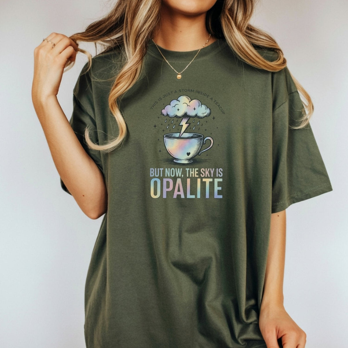 The Sky Is Opalite Tee – Dreamy Soft Pastel Aesthetic product image 11