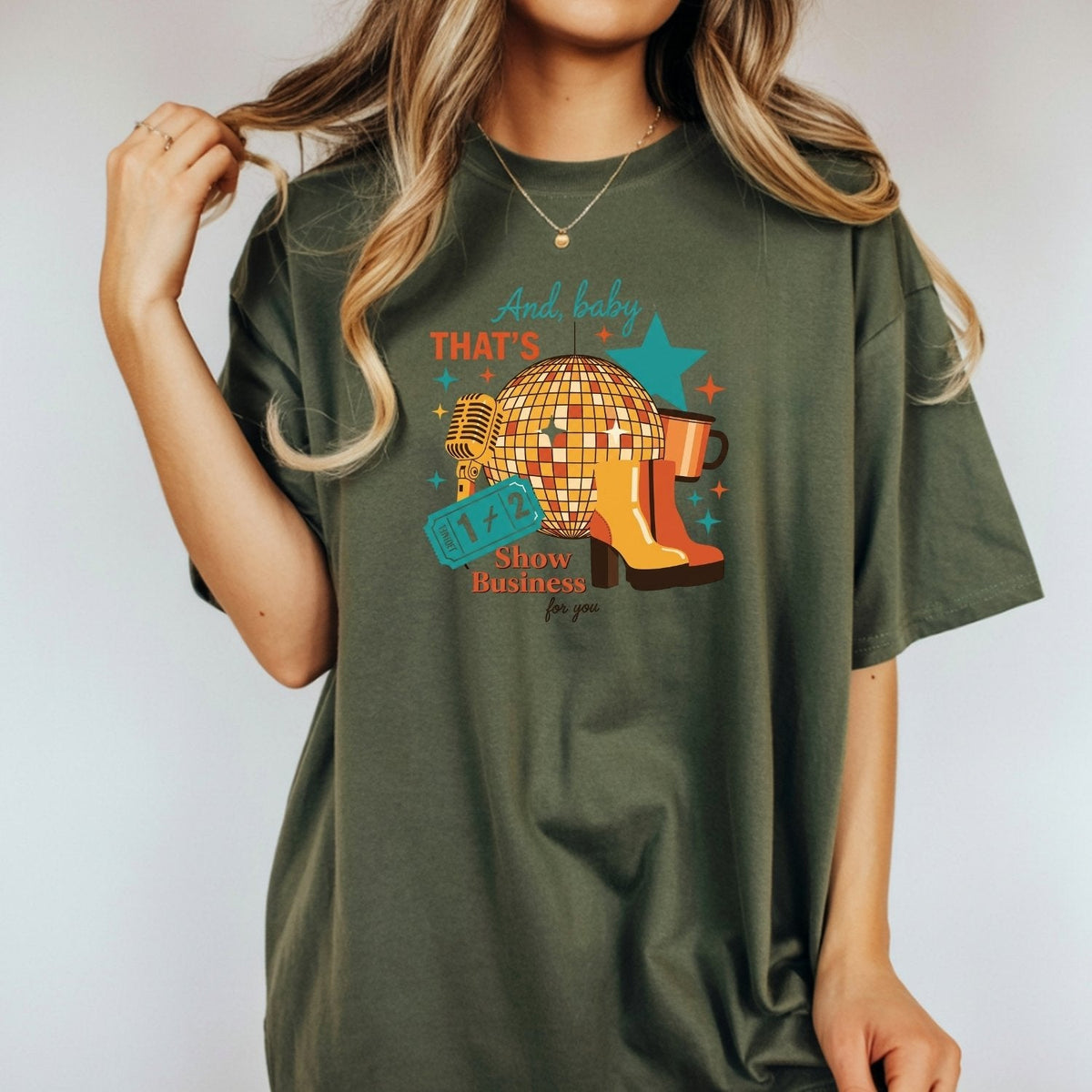 Showgirl Life T-Shirt – Retro Show Business Classic Graphic product image 2