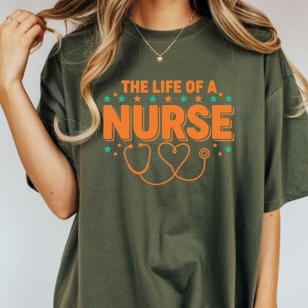 The Life of a Nurse Shirt - Showgirl Tee - Cute product image 7