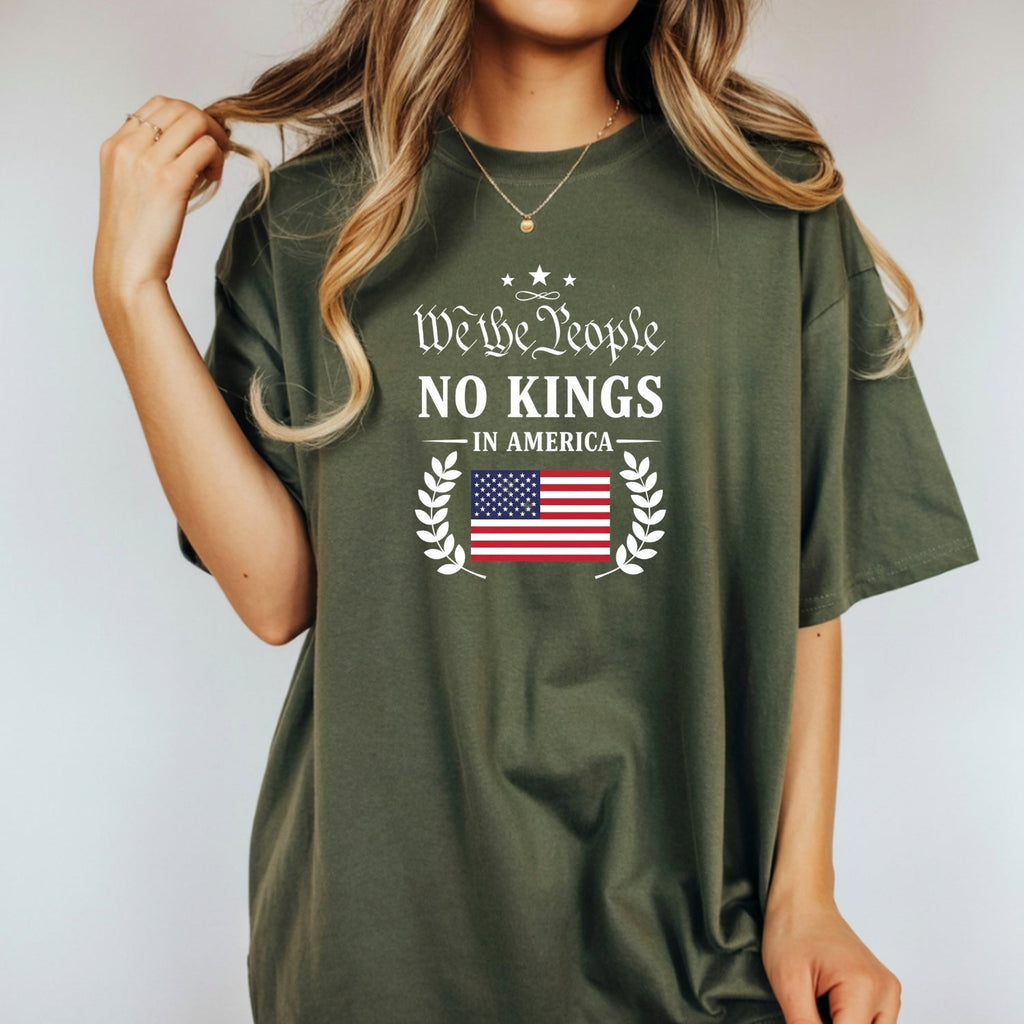 No Kings in America Tee – Liberty & Democracy Statement product image 13