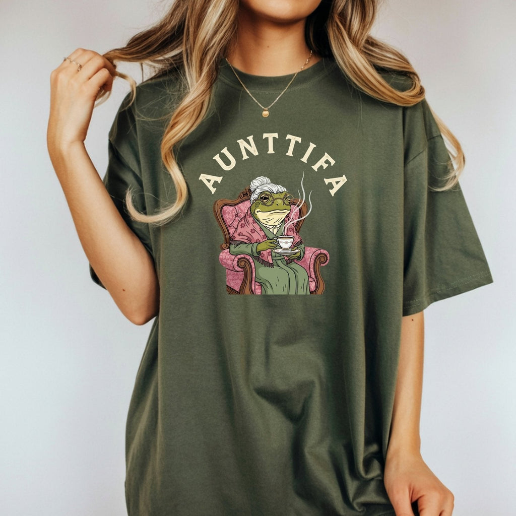 Funny Frog Meme Shirt – Aunt Tifa Inspired Graphic Tee product image 6