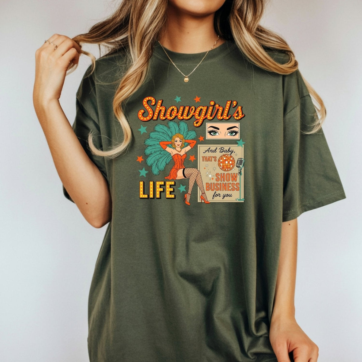 Showgirl Life Era T-Shirt – Retro Era-Inspired Graphic Tee product image 7