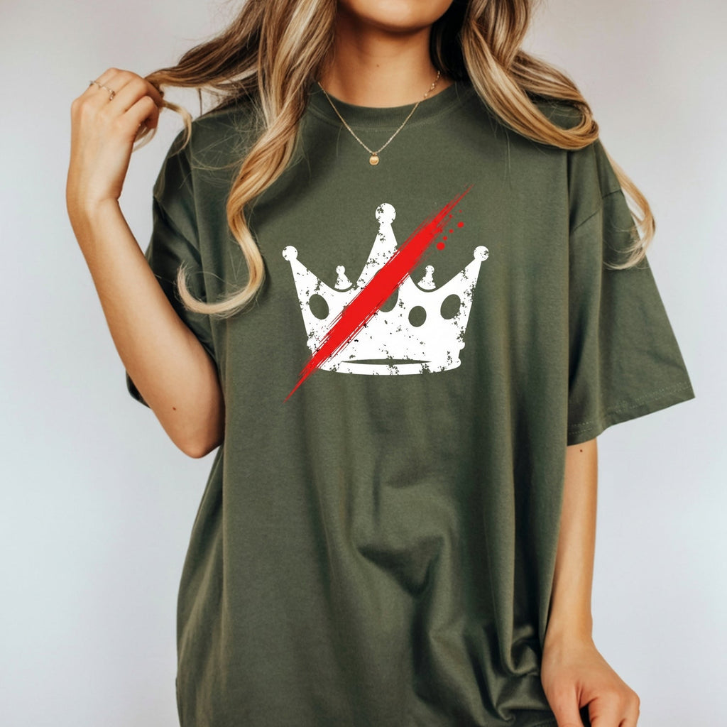 No Kings in America T-Shirt – Crown Graphic Tee Freedom product image 14