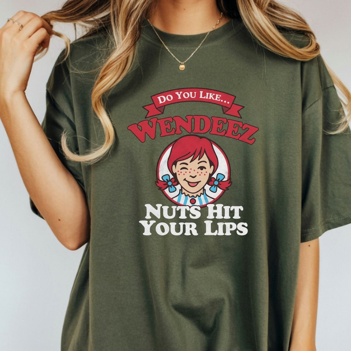 Wendeez Nuts Hit Your Lips Funny Retro Meme Shirt – Cheeky product image 14