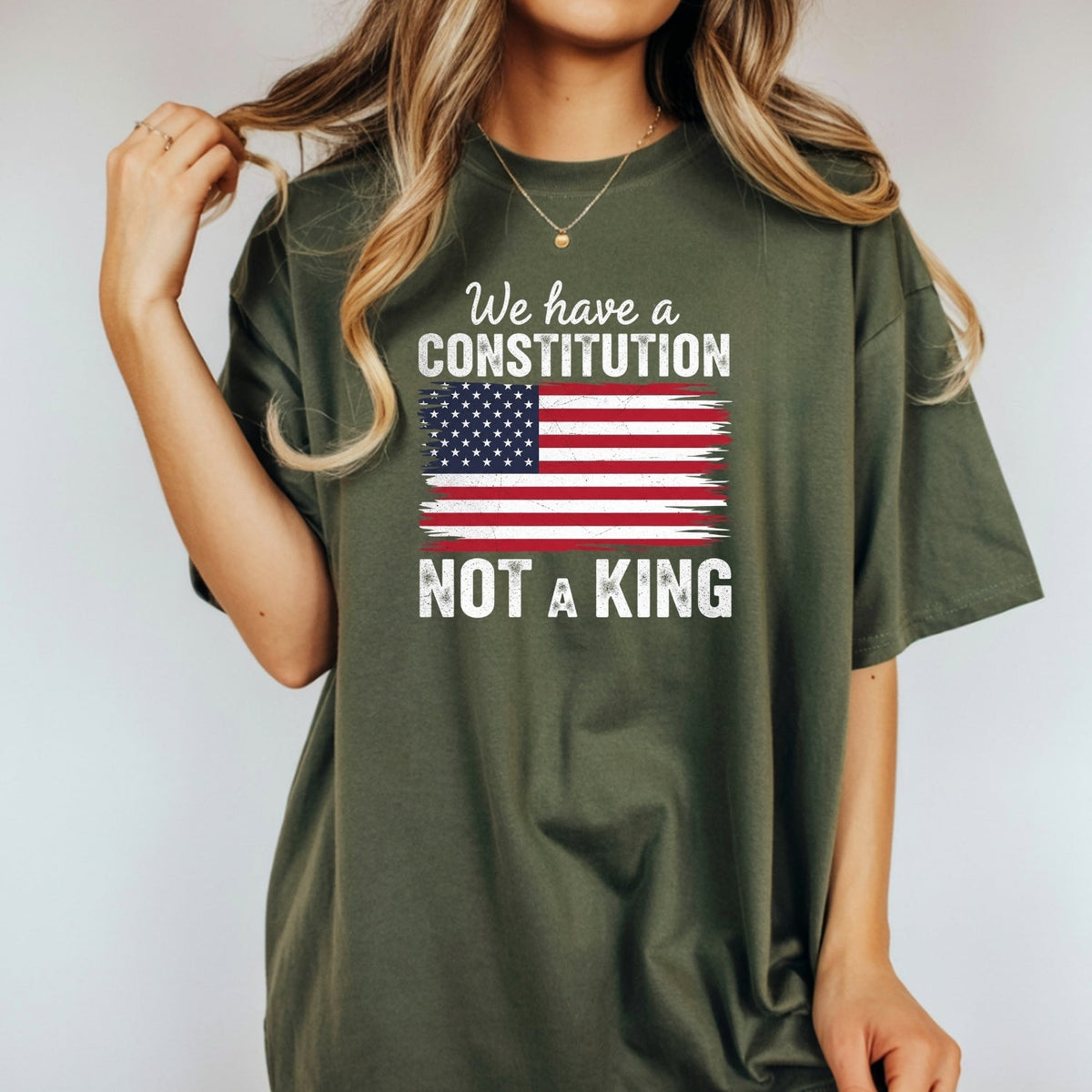 We Have a Constitution No Kings Shirt – Patriotic Freedom product image 11