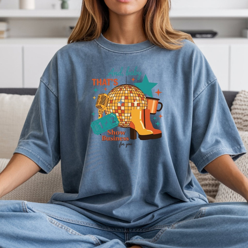 Showgirl Life T-Shirt – Retro Show Business Classic Graphic product image 3