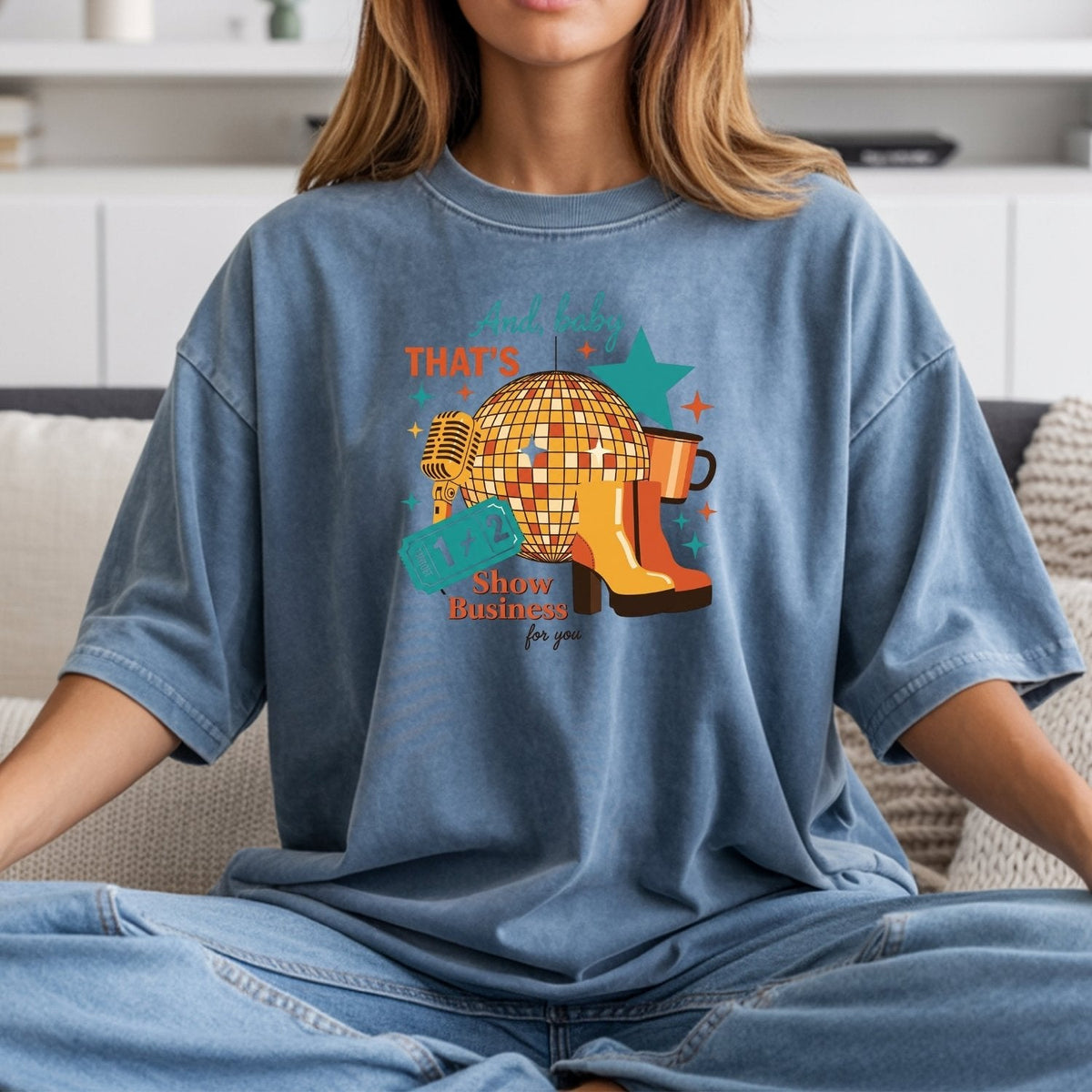 Showgirl Life T-Shirt – Retro Show Business Classic Graphic product image 3