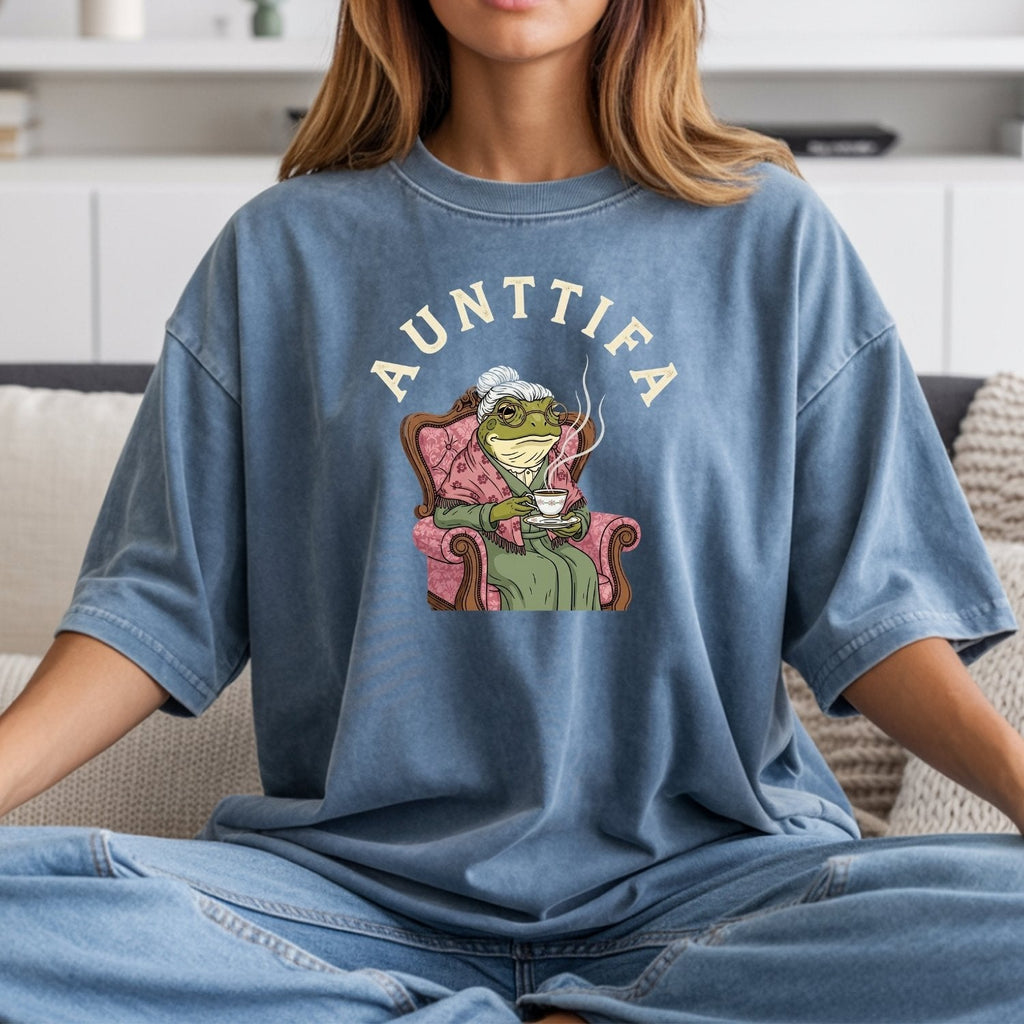 Funny Frog Meme Shirt – Aunt Tifa Inspired Graphic Tee product image 7