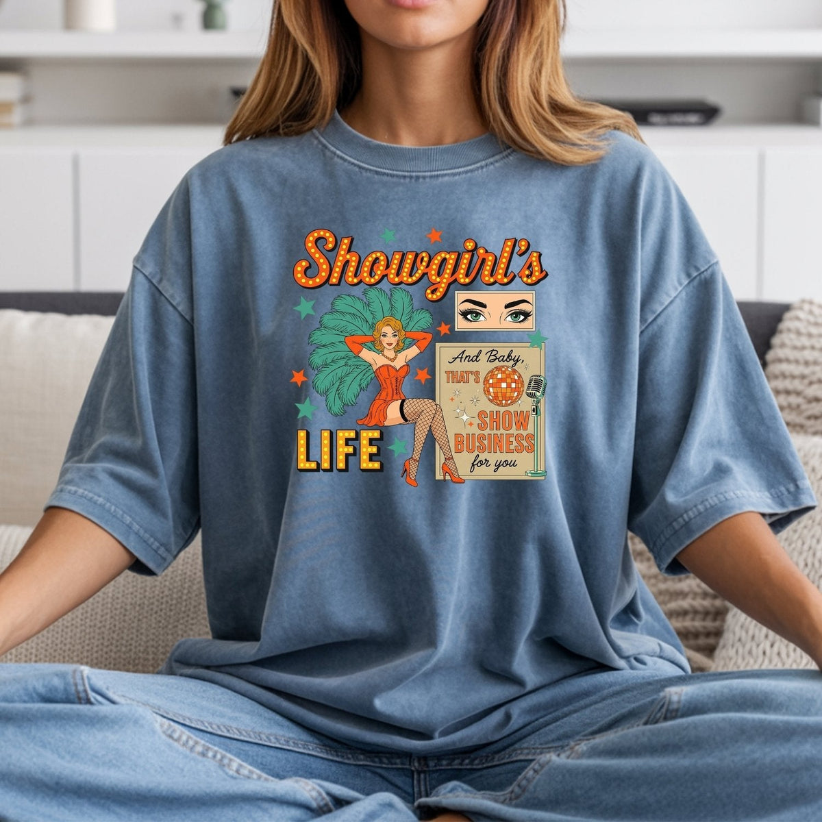 Showgirl Life Era T-Shirt – Retro Era-Inspired Graphic Tee product image 8