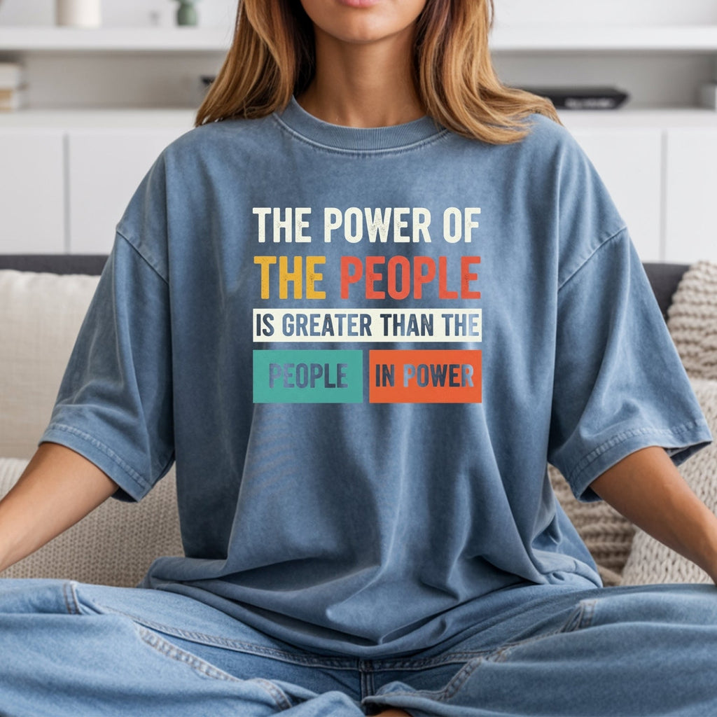 The Power of People T-Shirt – Retro Comfort Graphic Tee – product image 15