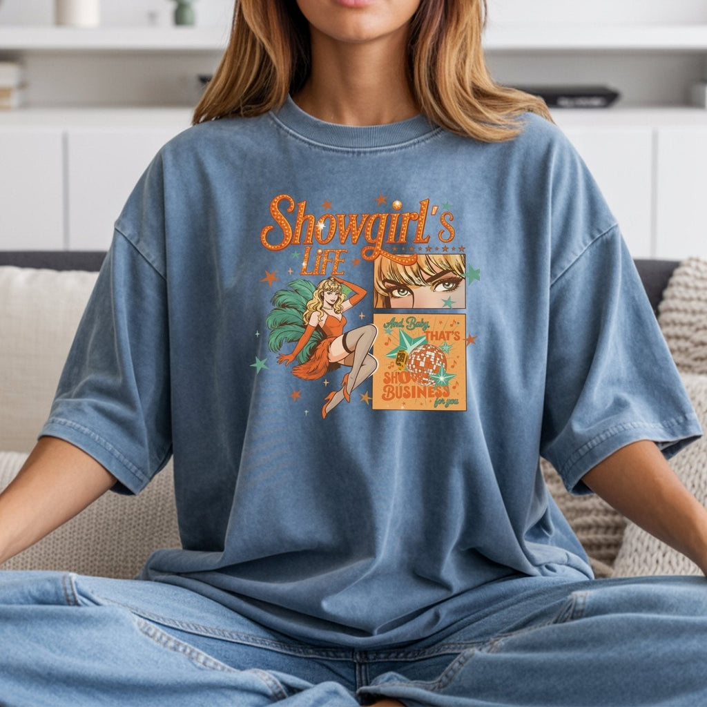 Showgirl Life Era T-Shirt – Vintage Aesthetic Graphic Tee product image 7