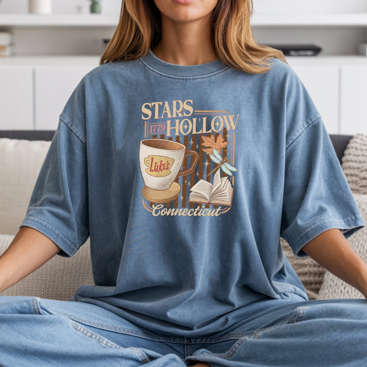 Stars Hollow Coffee Shop T-Shirt – Vintage Connecticut Tee product image 13