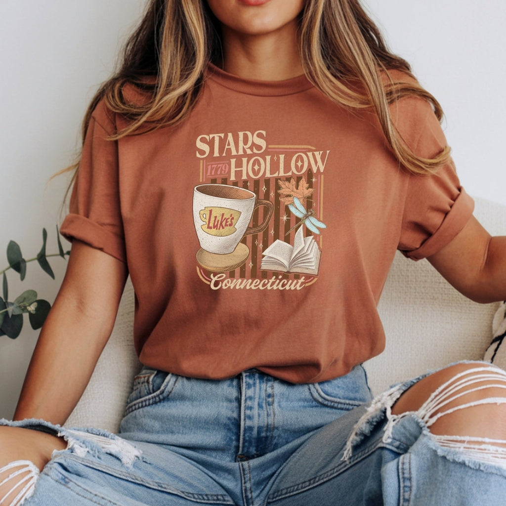 Stars Hollow Coffee Shop T-Shirt – Vintage Connecticut Tee product image 14