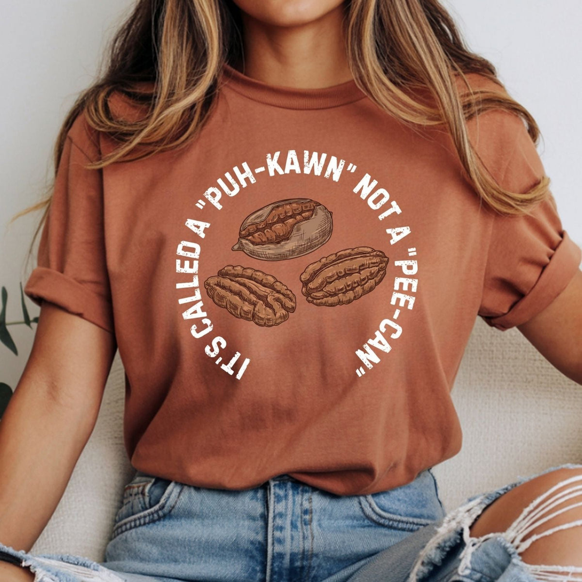 Puh-Kawn Not Pee-Can Shirt - Funny Pecan Pun T-Shirt product image 13