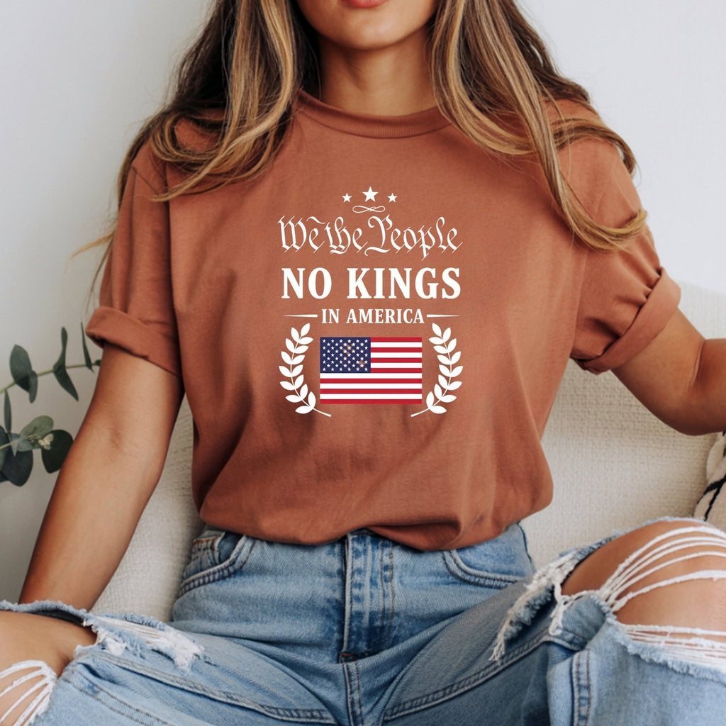 No Kings in America Tee – Liberty & Democracy Statement product image 15