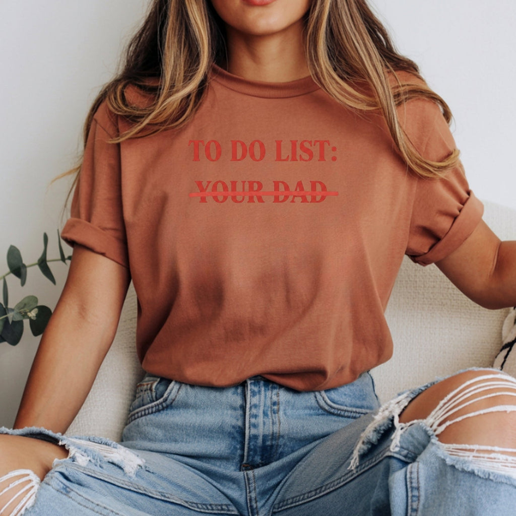 To Do List Tee – Funny Sarcastic Humor Shirt – Sassy product image 12