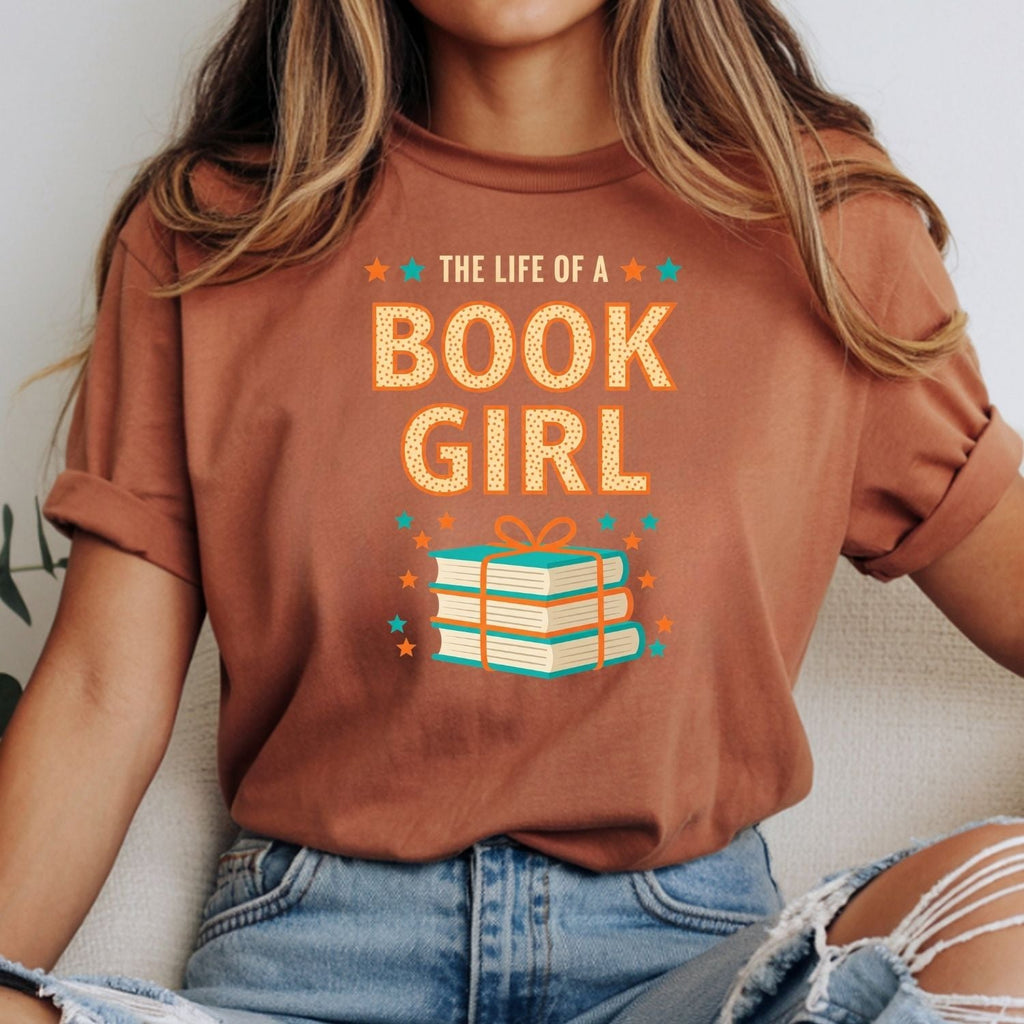Book Girl Shirt - The Life of a Lover Tee - Showgirl product image 7