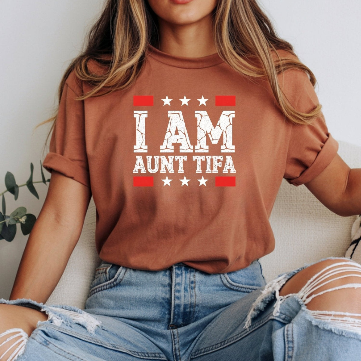 I Am Aunt Tifa Shirt – Funny Meme Graphic Tee for Aunts product image 8