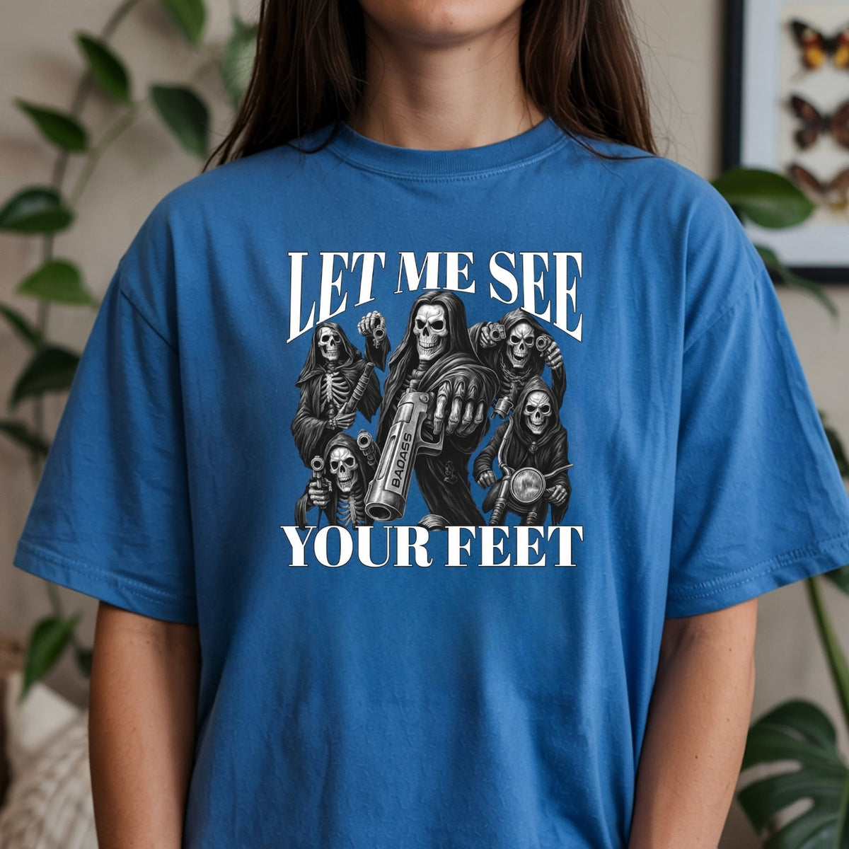 Let Me See Your Feet T-Shirt – Funny Awkward Meme Tee – product image 12