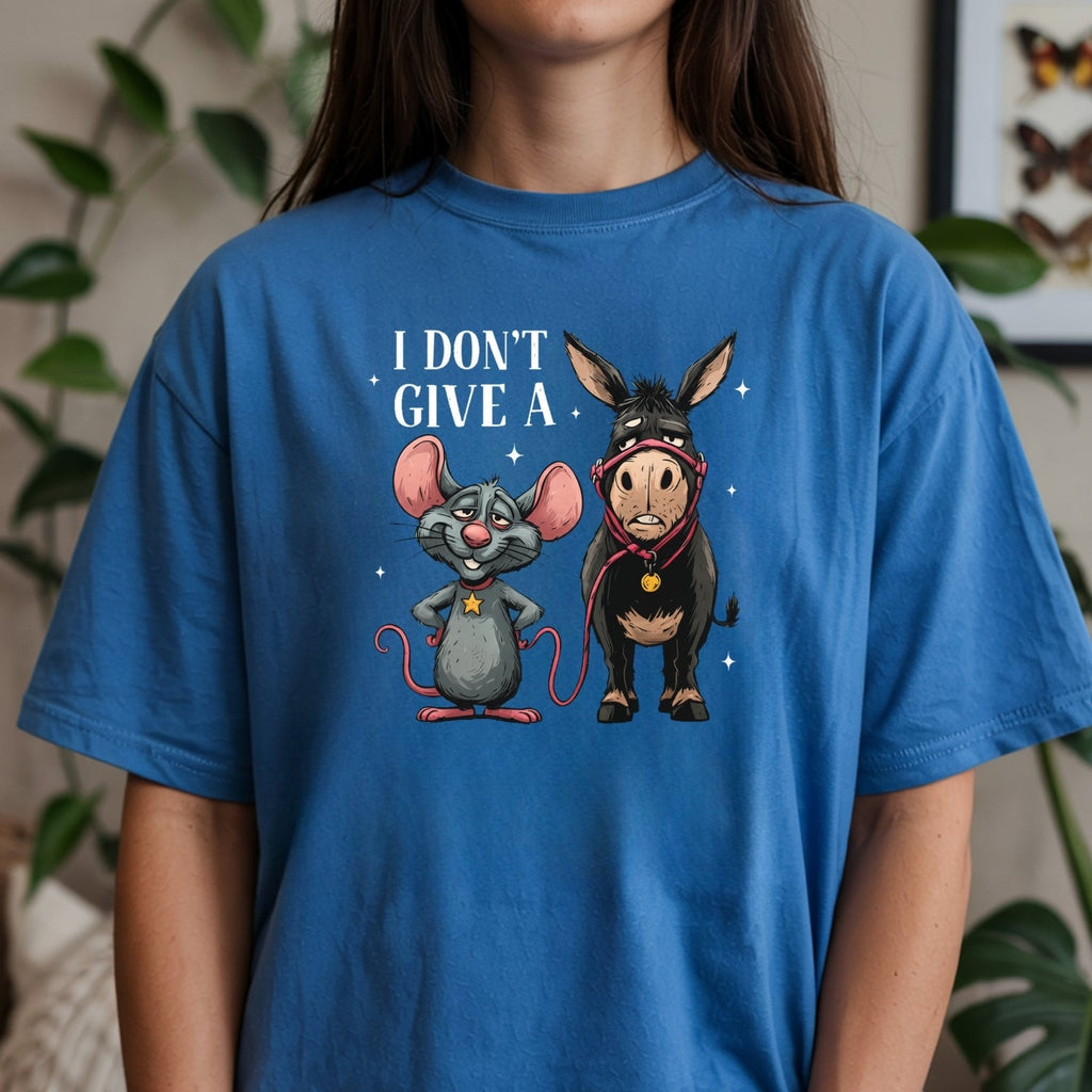 I Don’t Give a Rat’s Tail Shirt – Funny Sarcastic Donkey product image 16