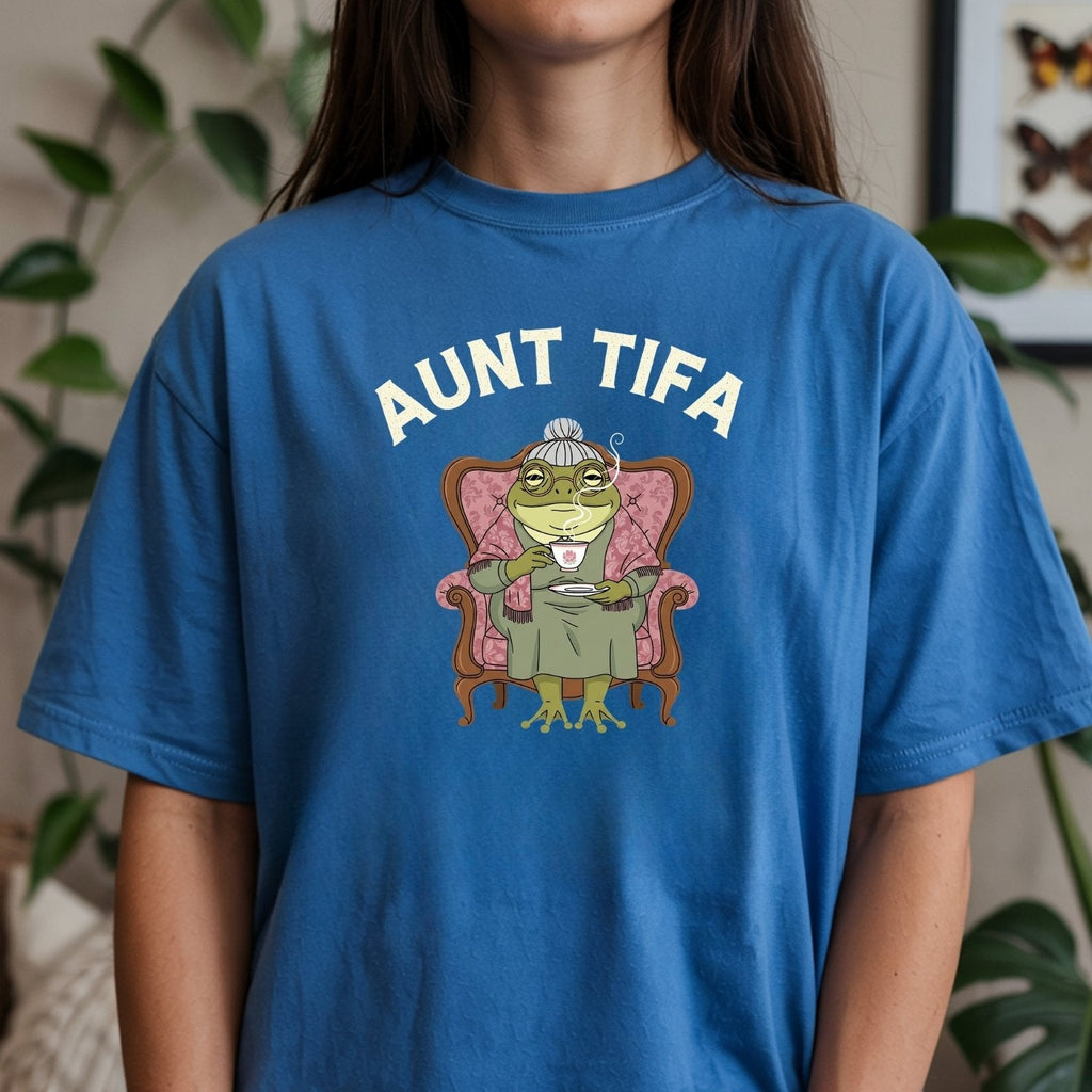 Aunt Tifa Graphic Tee – Funny Internet Meme Style T-Shirt product image 10
