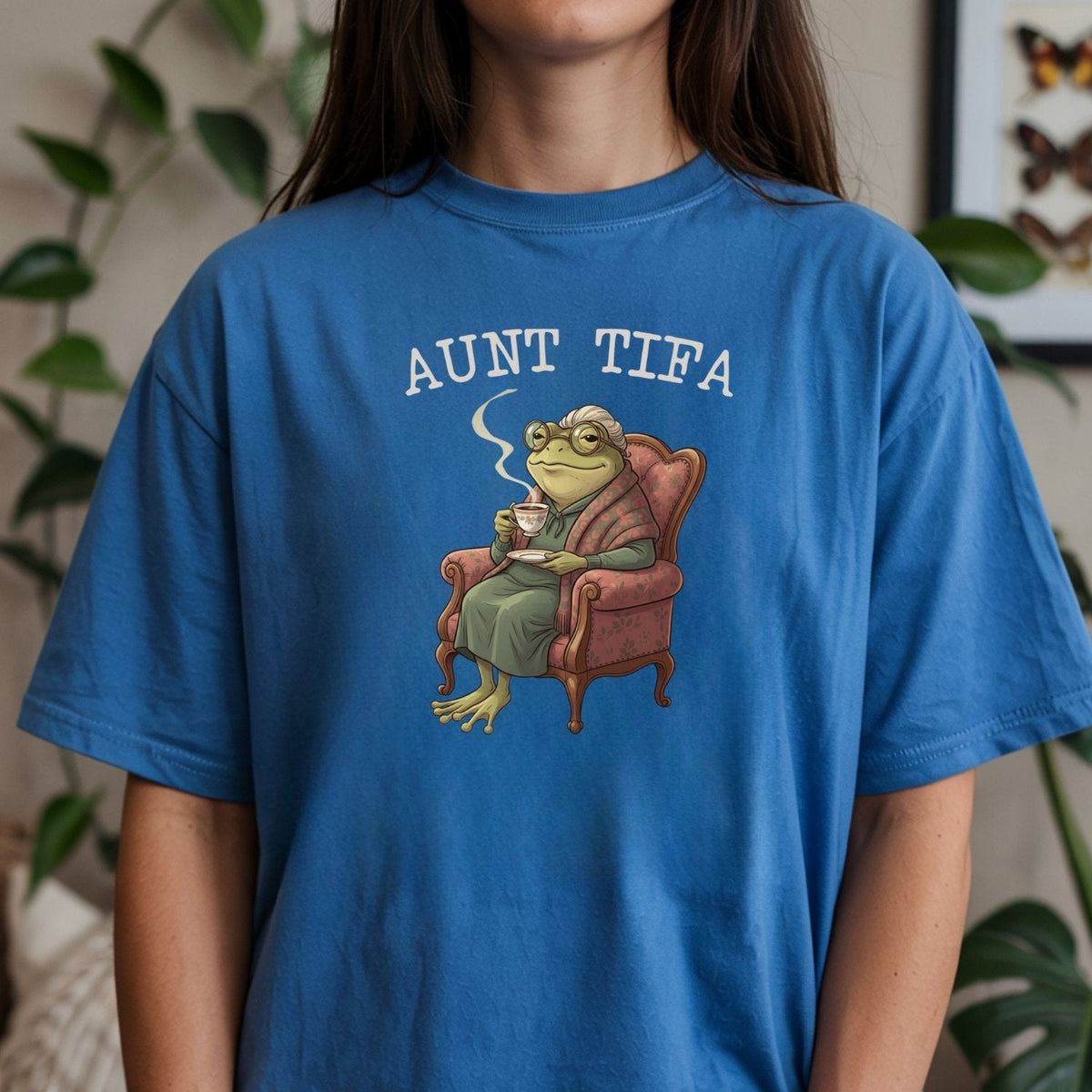 Aunt Tifa Frog T-Shirt – Funny Meme Graphic Tee product image 10