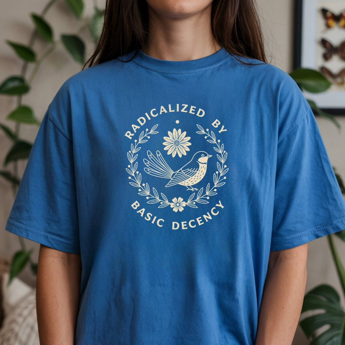 Radicalized by Basic Decency Shirt – Unisex Comfort Tee – product image 13