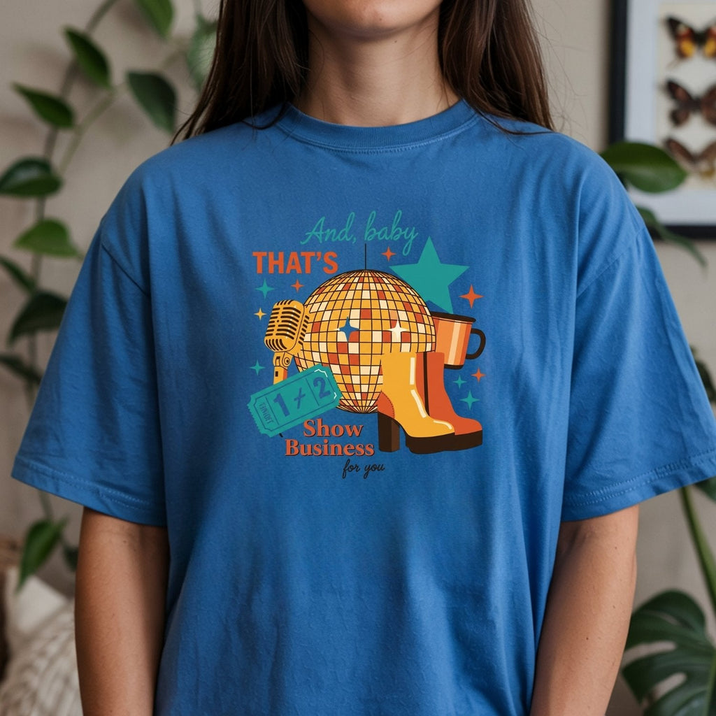 Showgirl Life T-Shirt – Retro Show Business Classic Graphic product image 5