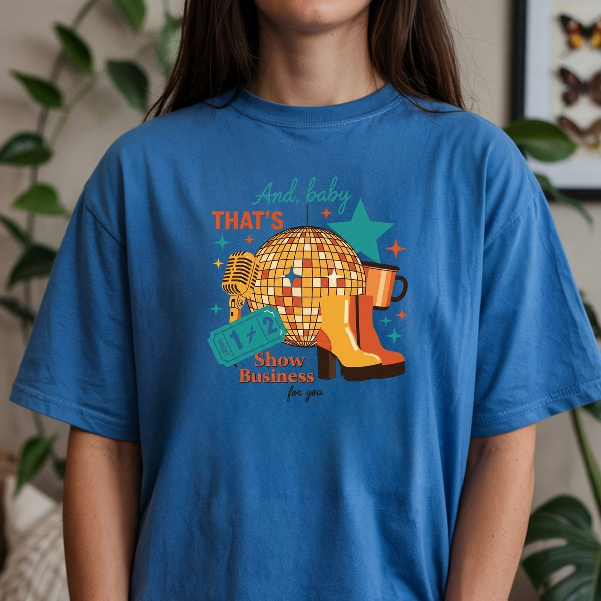 Showgirl Life T-Shirt – Retro Show Business Classic Graphic product image 5