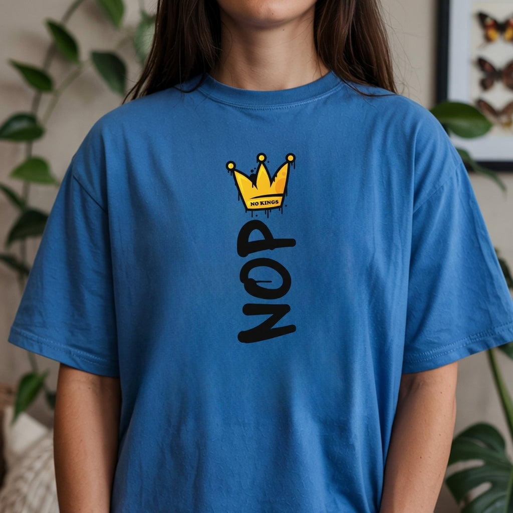 Crown No Kings Shirt – American Democracy Graphic Tee product image 4
