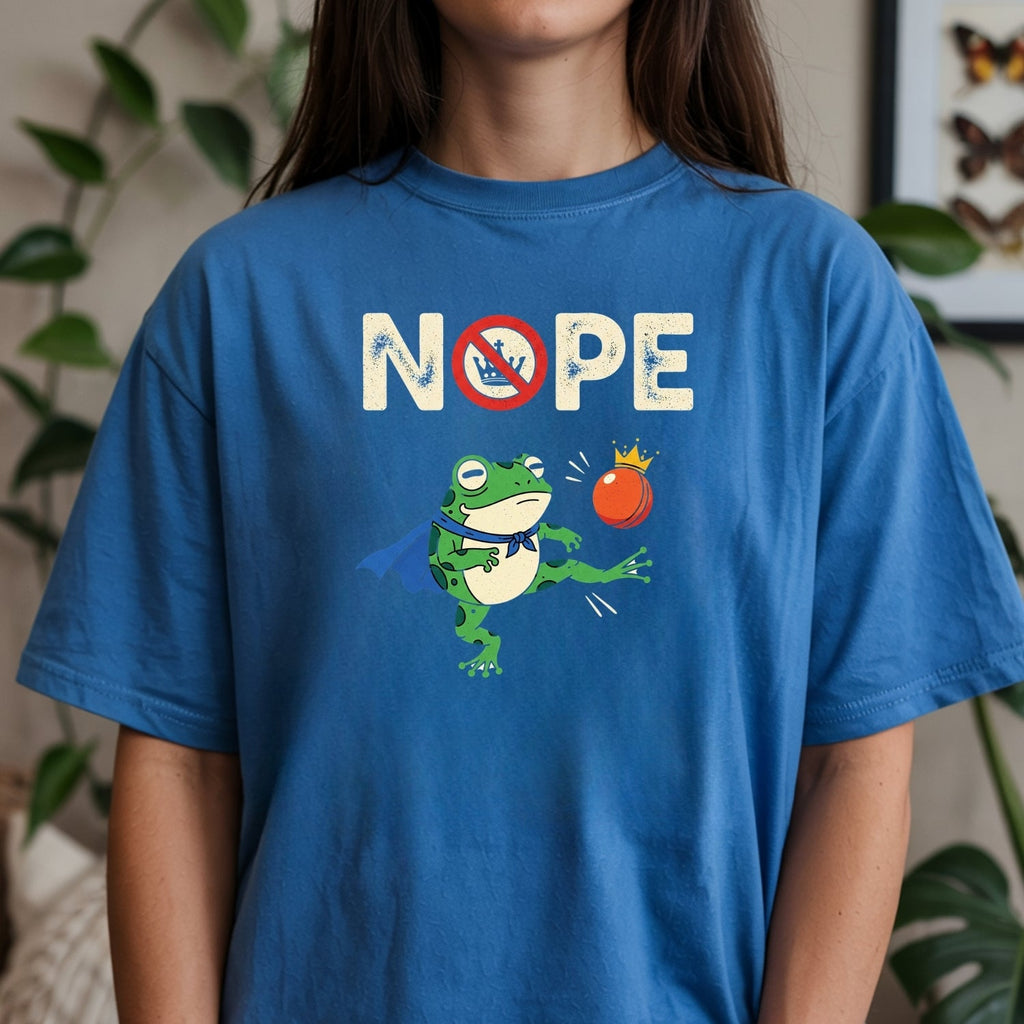 Portland Frog NOPE Meme Tee – Funny Rebellious Unisex product image 15