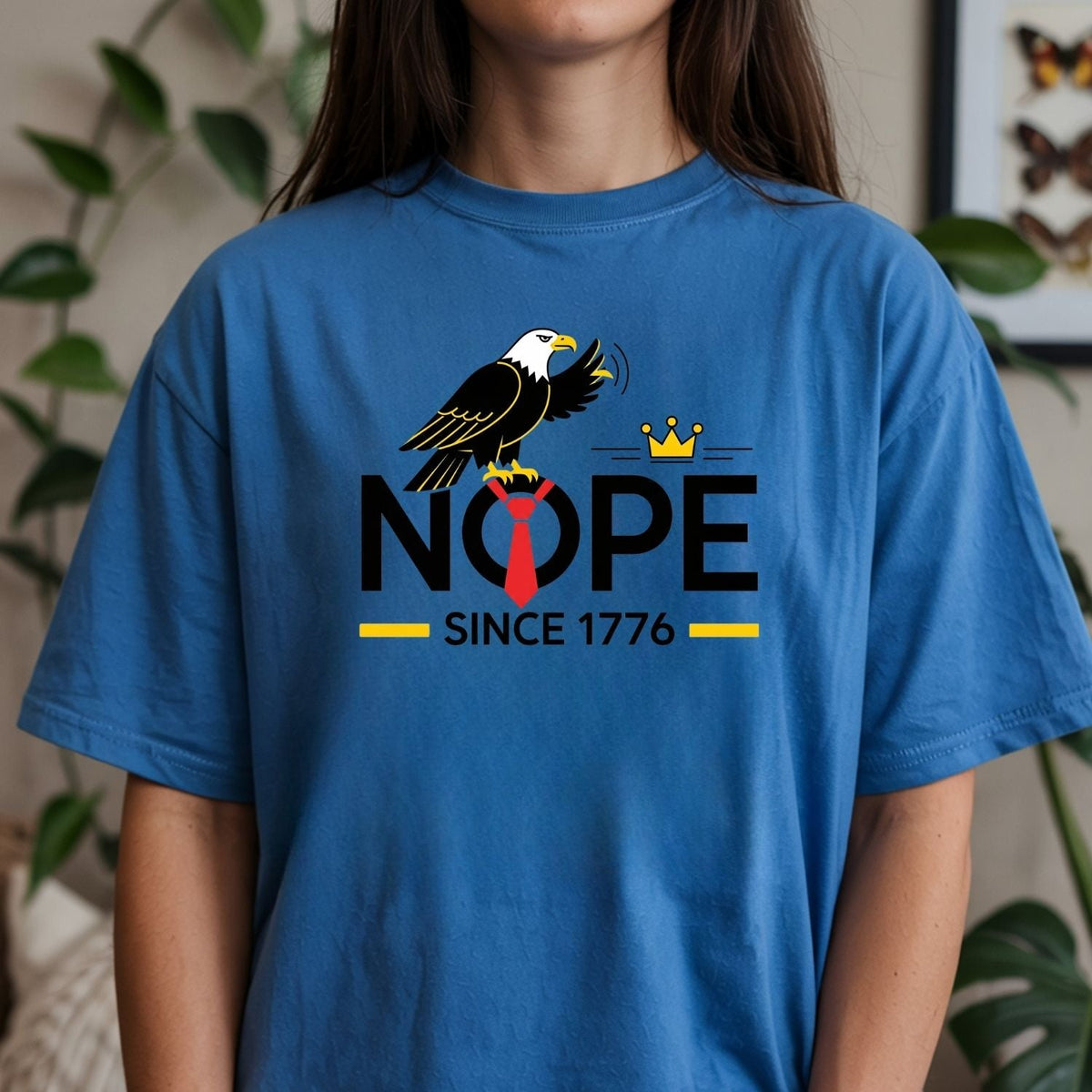 Bald Eagle NOPE Since 1776 T-Shirt – No Kings in America product image 1