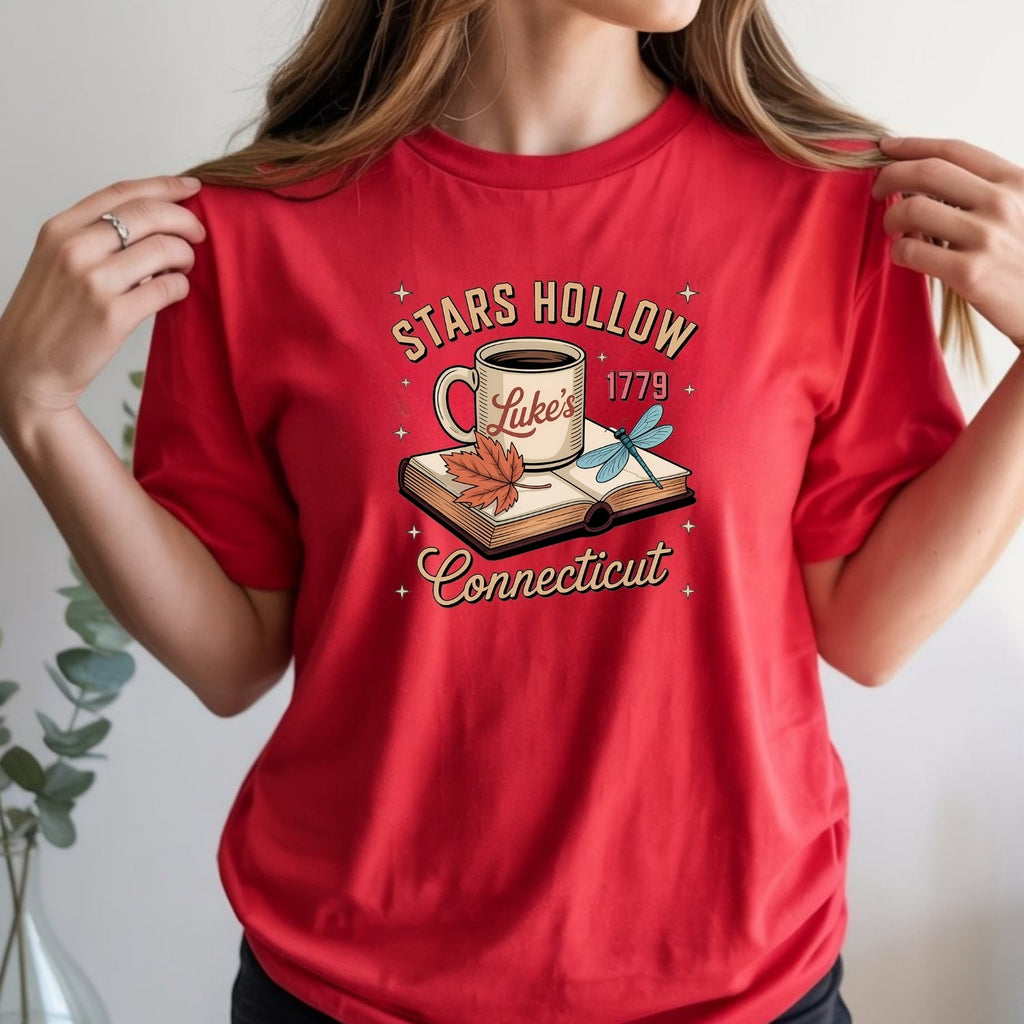 Retro Coffee Shop Tee – Stars Hollow Connecticut 1779 product image 12