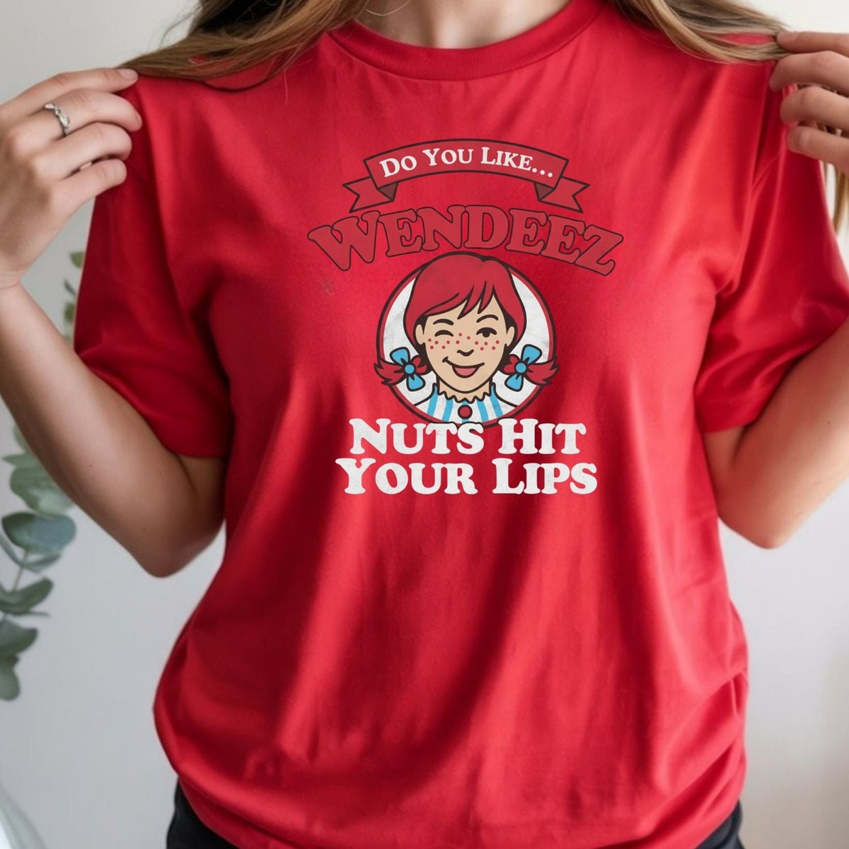 Wendeez Nuts Hit Your Lips Funny Retro Meme Shirt – Cheeky product image 16