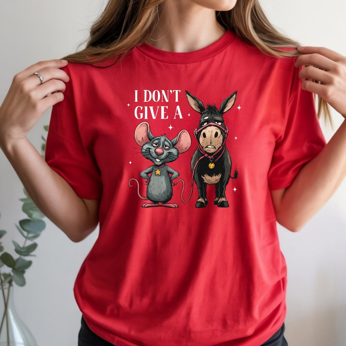 I Don’t Give a Rat’s Tail Shirt – Funny Sarcastic Donkey product image 17