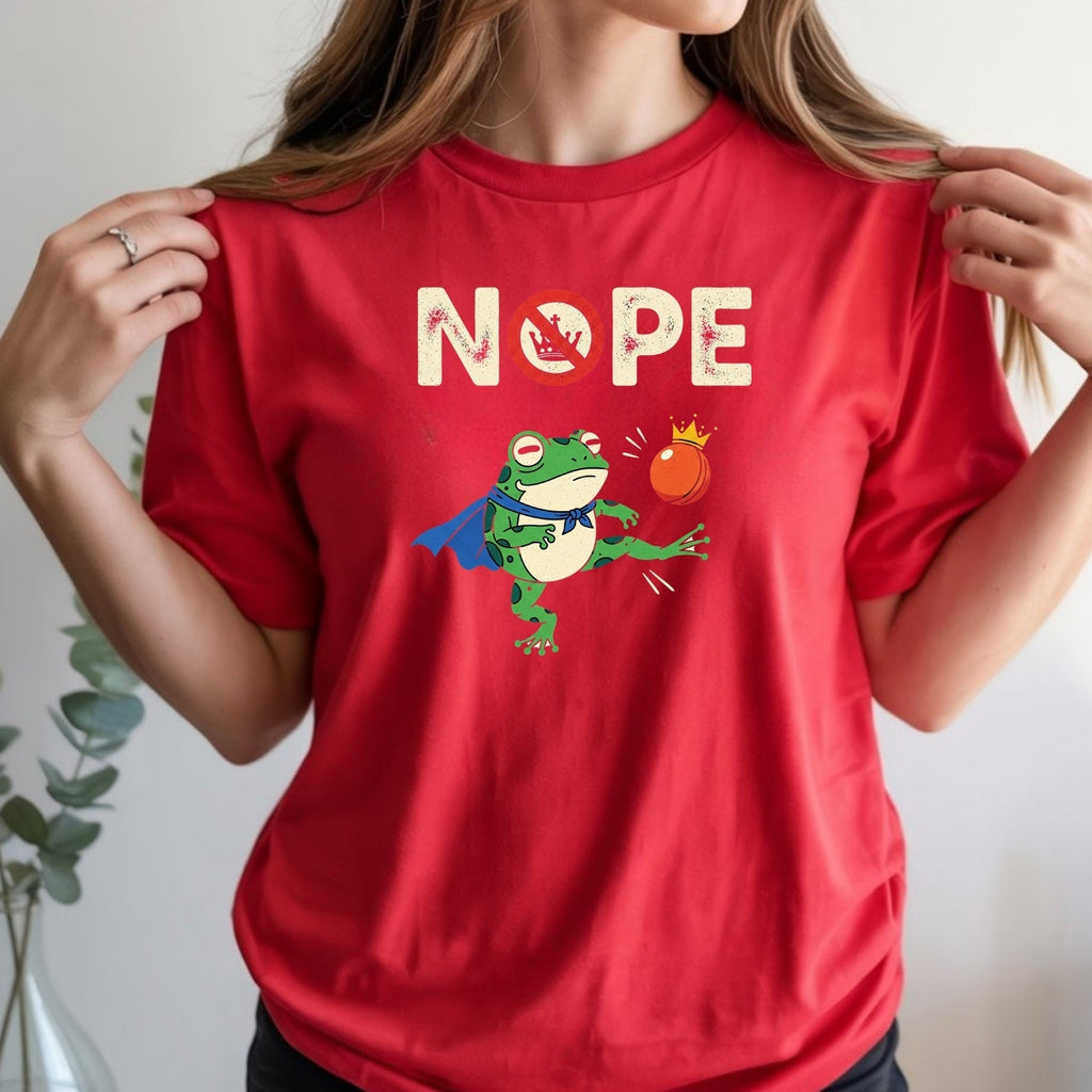 Portland Frog NOPE Meme Tee – Funny Rebellious Unisex product image 16